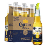 Kit 6 Cervejas Corona Extra Pilsen Long Neck 330ml