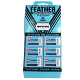 Kit 6 Feather Com 10 Lâminas Barbear Cada