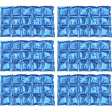 Kit 6 Formas Gelo Artificial Para Bolsa Térmica Reutilizável