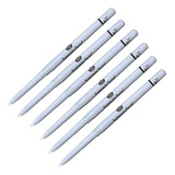 Kit 6 Lapiseira Retrátil Lápis Branco Olhos E Marcação Hintz