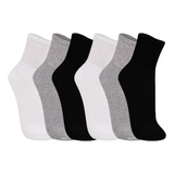 Kit 6 Meias Atoalhadas Trifil Cano Médio 8721 - Varias Cores