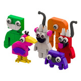 Kit 6 Mini Blocos Creche Do Banban Pronta Entrega Jogo Leg