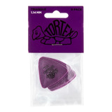 Kit 6 Palhetas Dunlop Tortex Triangle 1.14mm 431p Made Usa Cor Roxo