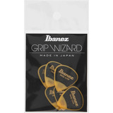 Kit 6 Palhetas Ibanez Grip Wizard Yellow Ppa16sgye