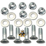 Kit 6 Parafuso Coroa C/porca Nxr Bros 150 Xr Tornado 250