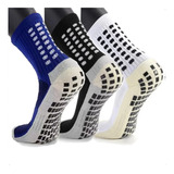 Kit 6 Pares Meia Antiderrapante Esportiva Futebol Treino