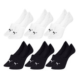 Kit 6 Pares Meia Puma Sapatilha Invisível Masculina Original