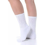 Kit 6 Pares Meias Aeróbica Yoga Feminina Brancas Academia 