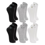 Kit 6 Pares Meias Lupo Adulto Cano Curto Masculino Sport