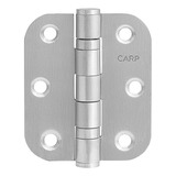 Kit 6 Peças Dobradiça Aço Inox 3 X 2,5 Raio16