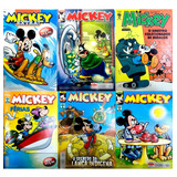 Kit 6 Revistinhas Gibis Quadrinhos Mickey Mouse Disney 02