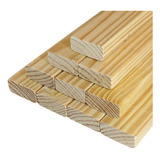 Kit 6 Ripas De Madeira Pinus Aparelhado 2x4,5 C/ 150cm