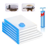 Kit 6 Saco Vacuo Viagem Organizador Roupas Viagem Com Bomba