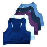 Kit 6 Top Feminino Plus Size Academia Fitness Treino Suplex
