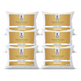 Kit 6 Travesseiro Anti Alérgico 50x70 Macio-fibra Siliconada