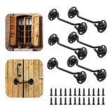 Kit 6 Trinco Porta E Janela Tipo Aldrava Ferrolho Multiuso