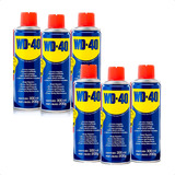 Kit 6 Wd40 Spray Desengripa Lubrifica 300ml Óleo Multiuso