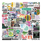 Kit 60 Adesivos Chat Gpt Open Ai 4.0 Inteligência Artificial