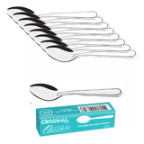 Kit 60 Colher De Café Aço Inox Original Promoção Limpa Fácil