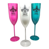 Kit 60 Taças De Champanhe 160ml Personalizadas