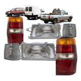 Kit 6pç Farol Principal+ Lanterna Fiorino Elba 1991 A00 2004
