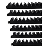 Kit 6pcs Gomo Cremalheira Nylon 50cm Seg Garen Unisystem