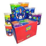 Kit 6x Slime Luccas Neto Gelástica | Amoeba Mega Elástica +