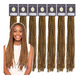 Kit 7 Cabelo Trançado Miojinho Canecalon 