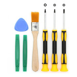 Kit 7 Em 1 Chaves Torx Reparo Limpeza Para Ps3 Ps4 Xbox One