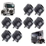 Kit 8 Batente Cabine Coxim Traseiro Ford Cargo Scania 124 