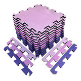 Kit 8 Tatames Infantil 50x50 20mm Tons De Rosa Economico