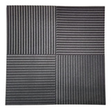 Kit 88 Placas Espuma Flat Acústica 50 X 50 X 3cm + 3 Spray