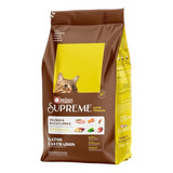 Kit 9pct Ração 1kg Quatree Supreme Gato Castrado Frango 9kg