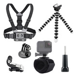 Kit Acessórios P Gopro Tripé Gorilapod Pulso Peito Parafuso