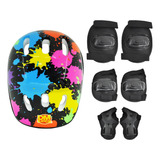 Kit Acessórios Segurança P/ Patins Skate Bike Patinete Ofert