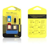 Kit Adaptador Chip Celular 3 Em 1 Mini Micro Nano E Sim