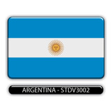 Kit Adesivo Bandeira Paraguai Uruguai Argentina Chile