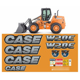 Kit Adesivo Case W20e Pá Carregadeira Ano 2012 A 2018 Mk