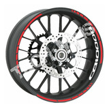 Kit Adesivo Cb 1000 R De Roda Friso Refletivo Honda Cb1000r