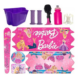 Kit Adesivo Cesta Bicicleta Infantil Buzina Barbie Aro16