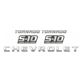 Kit Adesivo Chevrolet S10 Tornado 2008 Grafite S10kit66