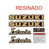 Kit Adesivo Emblema Resinado Compativel Com Suzuki Intruder Cor Padrão