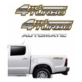Kit Adesivo Hilux 4x4 Turbo Intercooler Automatic 2006 Cor Padrão