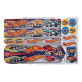 Kit Adesivo Infantil Pra Bike Bicicleta Modelo Hot Wheels