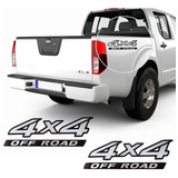Kit Adesivo Lateral 4x4 Off Road Nissan Frontier 2005 À 2012