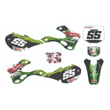 Kit Adesivo Moto Cross Trilha Suzuki Kx 125 Hot Wheels Lm023
