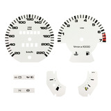 Kit Adesivo Painel De Instrumentos Gol Gts 1988/1993 Branco