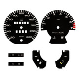 Kit Adesivo Painel De Instrumentos Gol Gts 1988/1993 Preto
