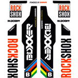 Kit Adesivo Suspensão Garfo Bike Rock Shox Boxxer Bicicleta