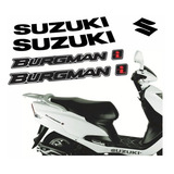 Kit Adesivo Suzuki Burgman 2011 Branca Bgm06